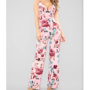 Fashion Nova Floral Jumpsuit